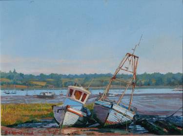 Print of Realism Places Paintings by brian homewood