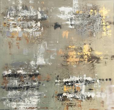 Original Fine Art Abstract Paintings by Andrea Elek