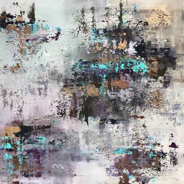 Original Abstract Expressionism Abstract Paintings by Andrea Elek
