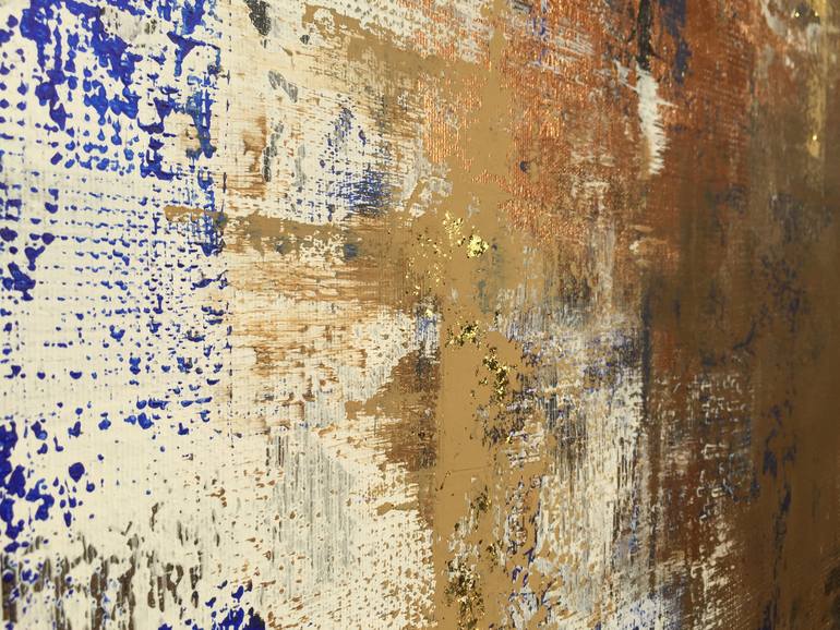 Original Abstract Expressionism Abstract Painting by Andrea Elek