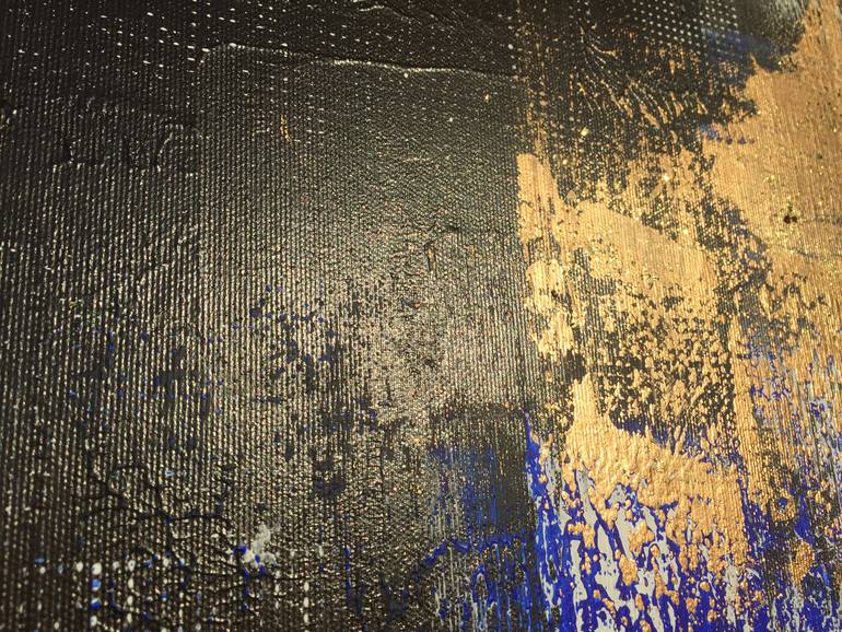 Original Abstract Expressionism Abstract Painting by Andrea Elek