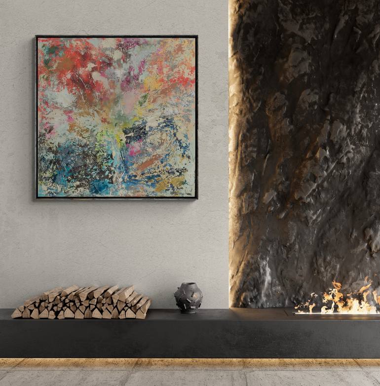 Original Abstract Painting by Andrea Elek