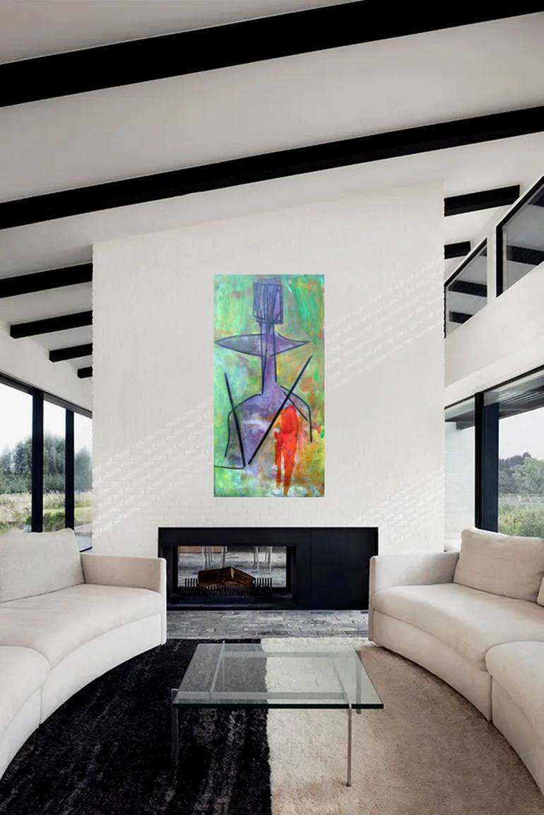 Original Abstract Expressionism Abstract Painting by Ambrosio Paolo