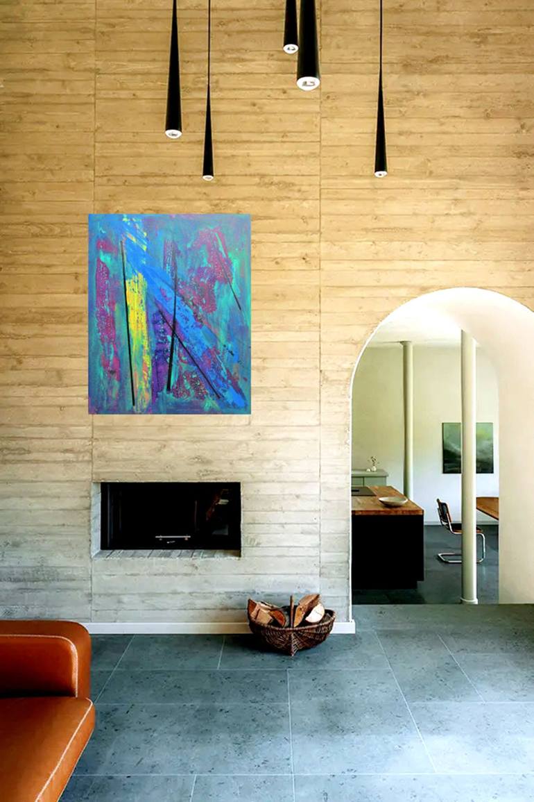 Original Abstract Painting by Ambrosio Paolo