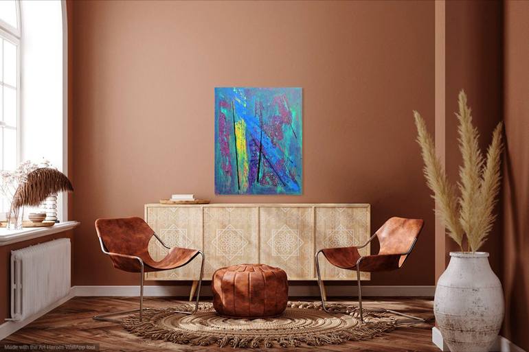 Original Abstract Painting by Ambrosio Paolo