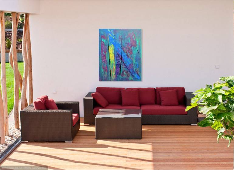 Original Abstract Painting by Ambrosio Paolo