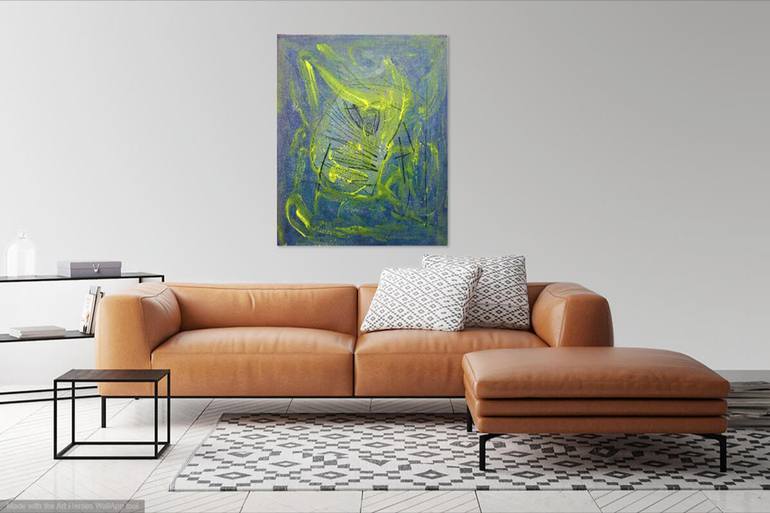 Original Abstract Nature Painting by Ambrosio Paolo