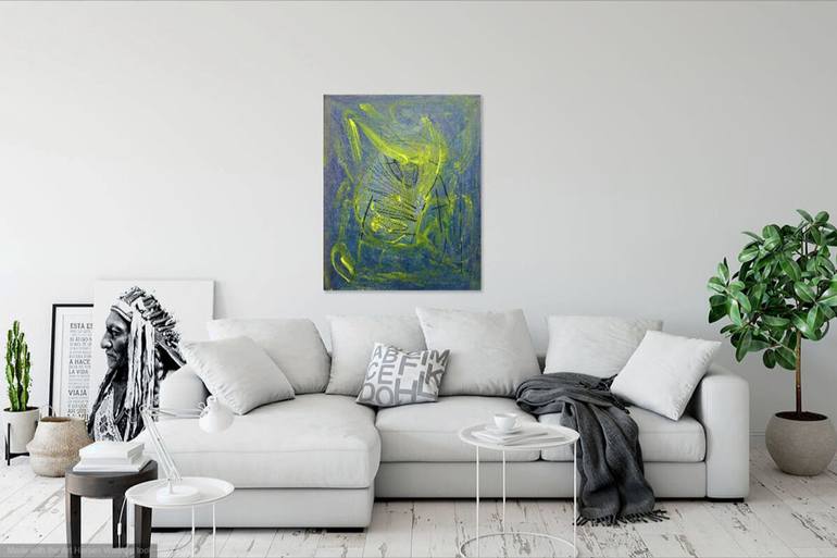 Original Abstract Nature Painting by Ambrosio Paolo