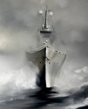 Original Ship Paintings by Kristina Shirina