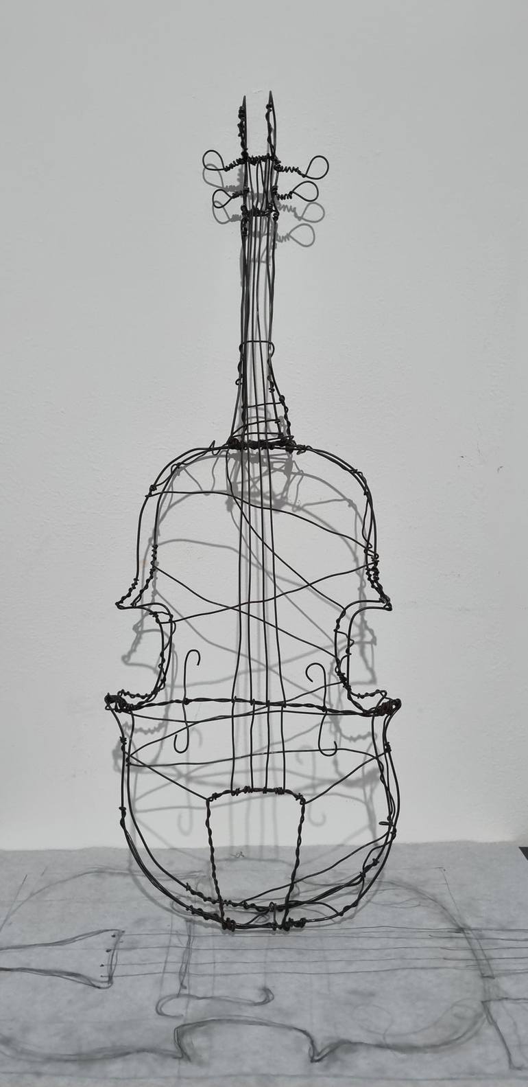 Original Contemporary Music Sculpture by Cassiano Ortolan