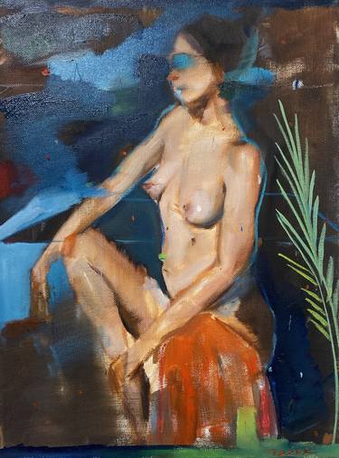 Original Figurative Nude Paintings by Jess Tedder
