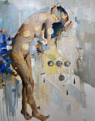 Original Abstract Nude Paintings by Jess Tedder