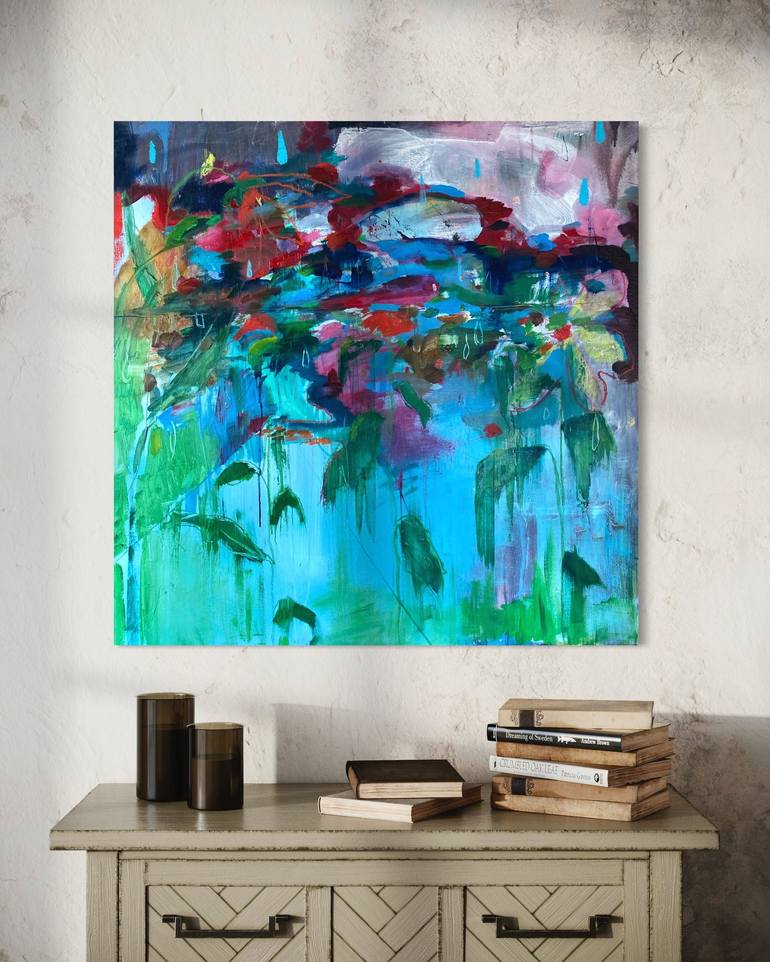 Original Abstract Expressionism Abstract Painting by Jess Tedder
