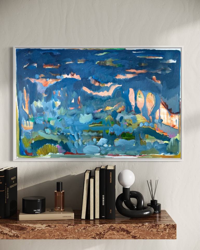 Original Abstract Landscape Painting by Jess Tedder