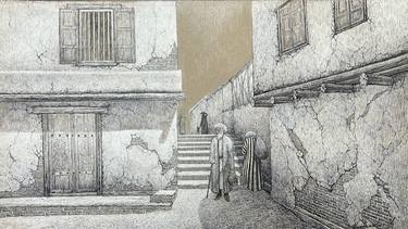 Original Realism Architecture Drawings by Ulugbek Mukhamatov