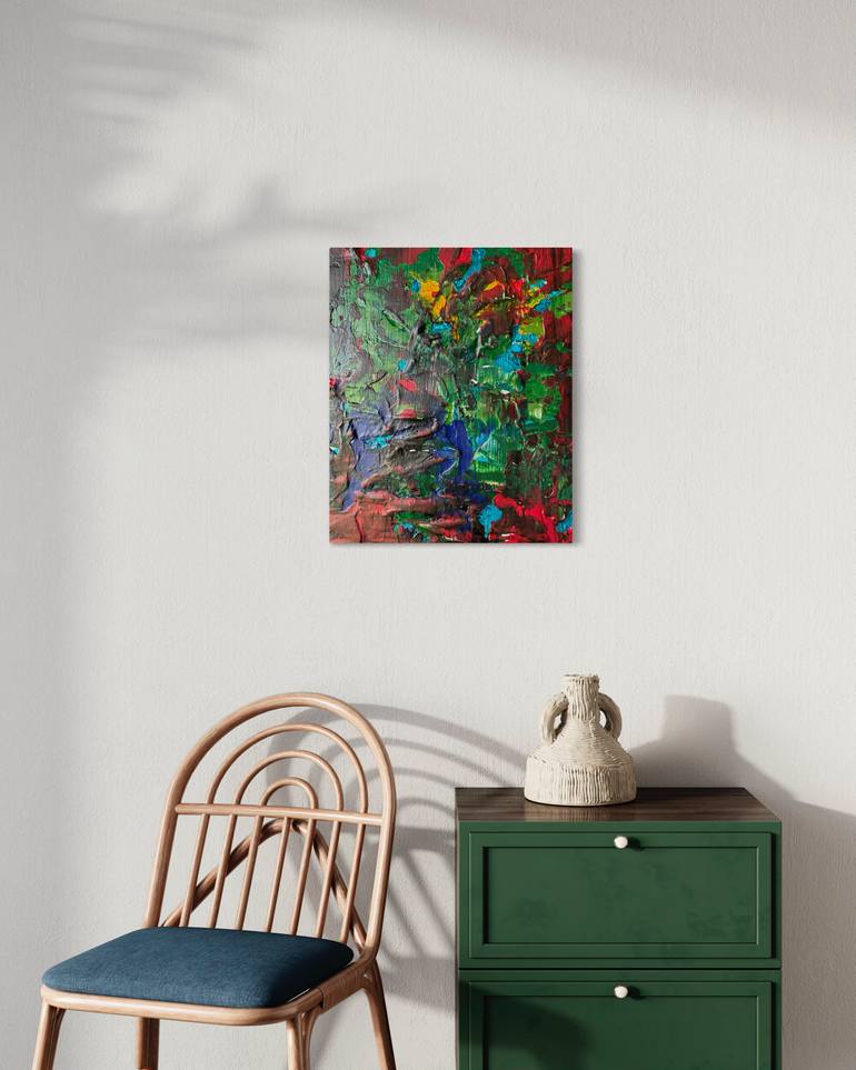 Original Abstract Painting by Nigel Holmes