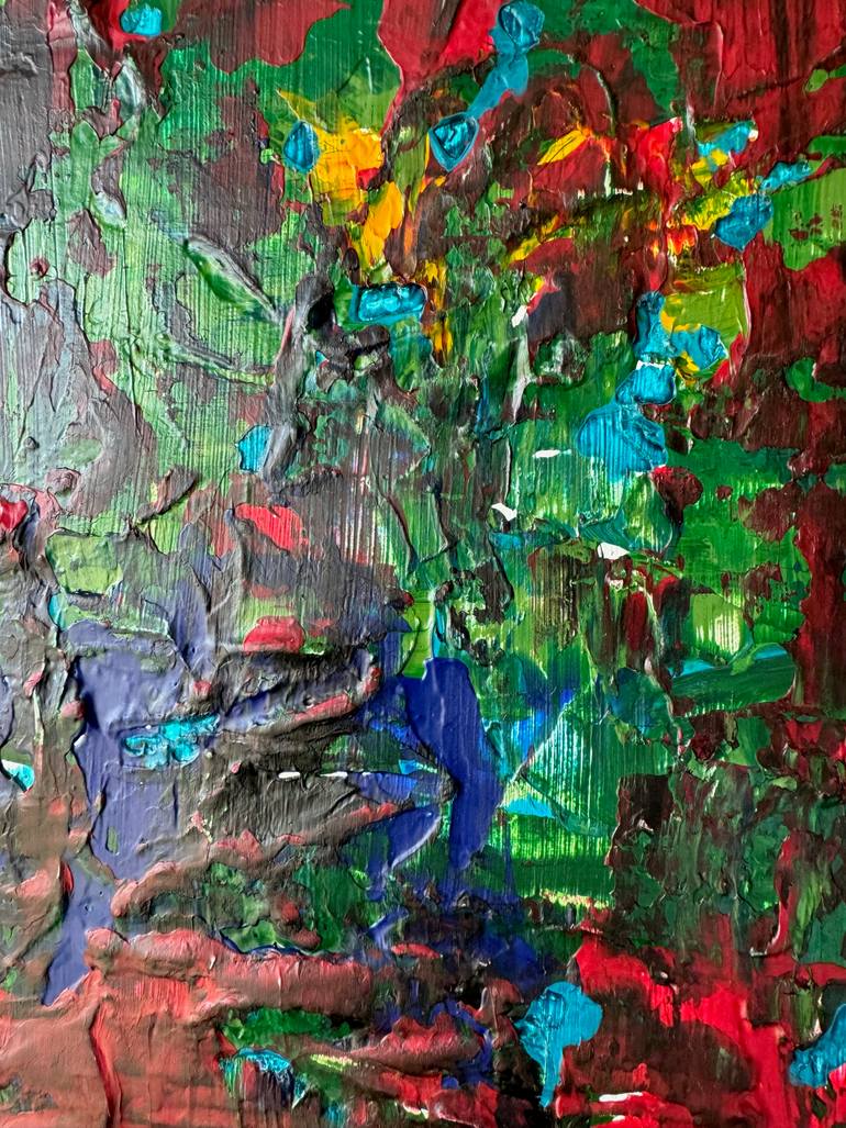 Original Abstract Painting by Nigel Holmes