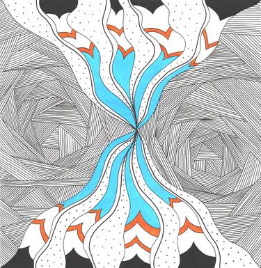 Print of Abstract Drawings by Larisa Potekhina