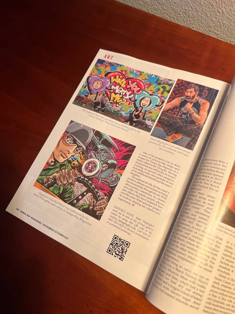 Original Contemporary Animal Painting by Matthew Haghighi