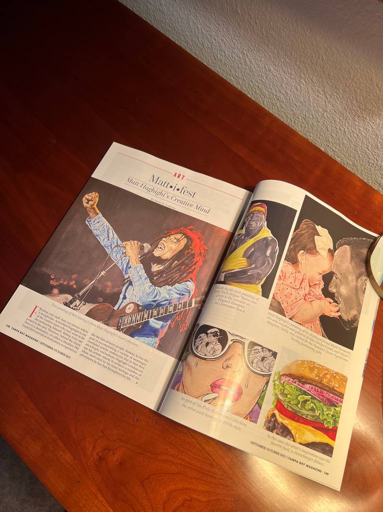 Original Contemporary Animal Painting by Matthew Haghighi