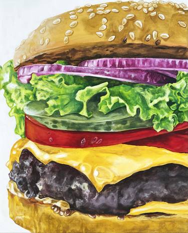 Original Food Paintings by Matthew Haghighi