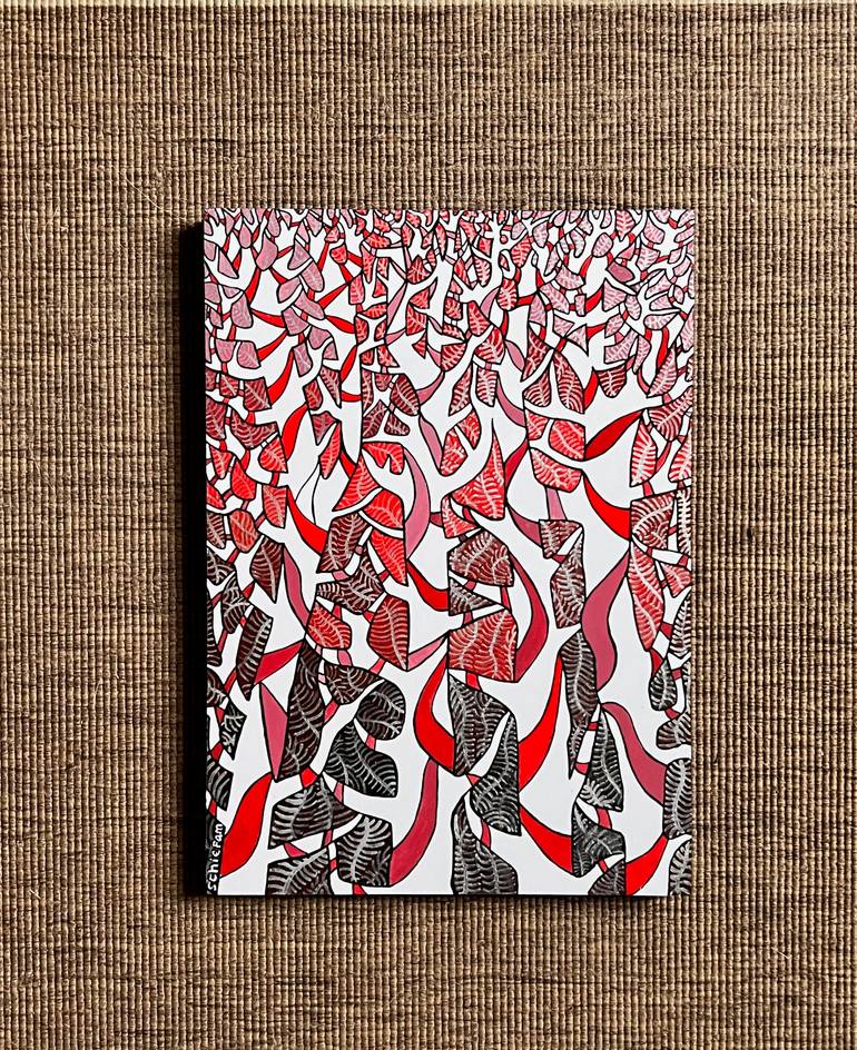 Original Abstract Nature Painting by Onurb Napeihcs
