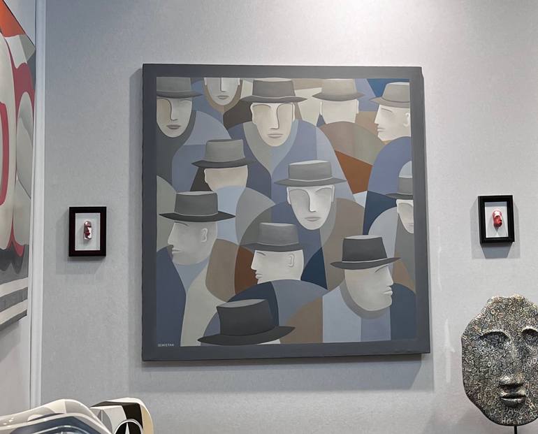 Original Art Nouveau People Painting by Onurb Napeihcs