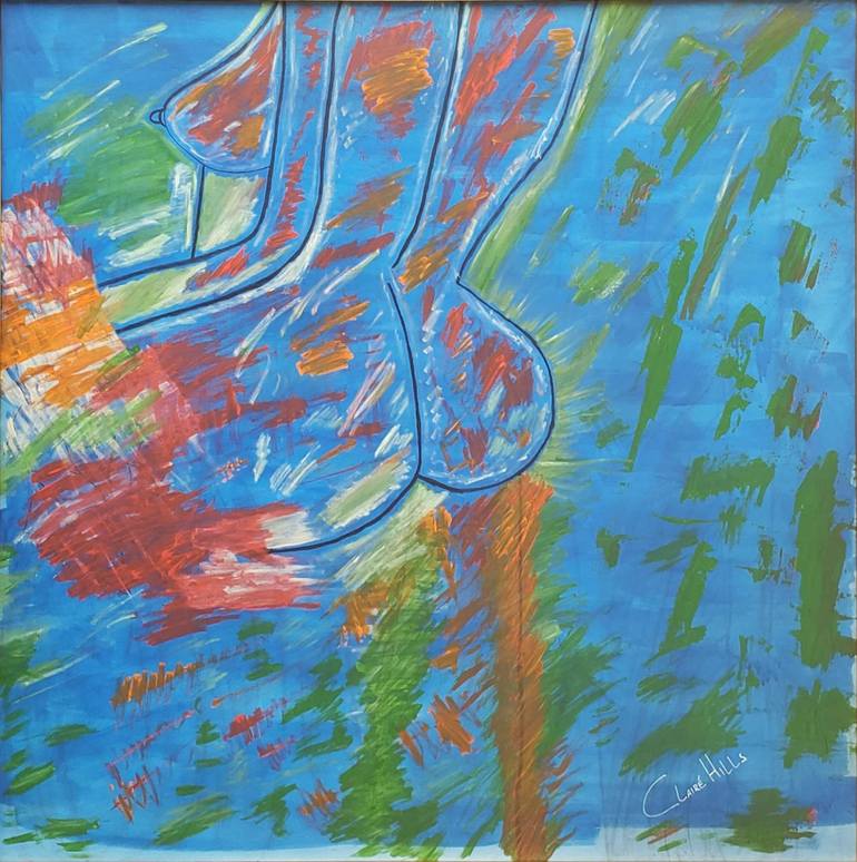 Original Contemporary Erotic Painting by Clairé Hills
