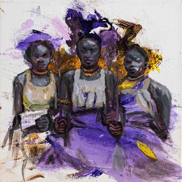 Original Women Paintings by Julien Kandolo