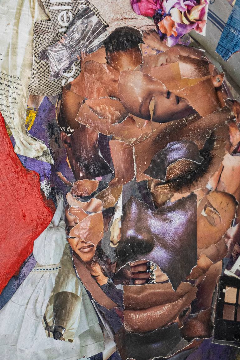 Original Figurative Women Mixed Media by Julien Kandolo