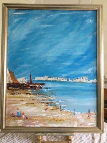 Original Impressionism Seascape Painting by Sergio Scilironi