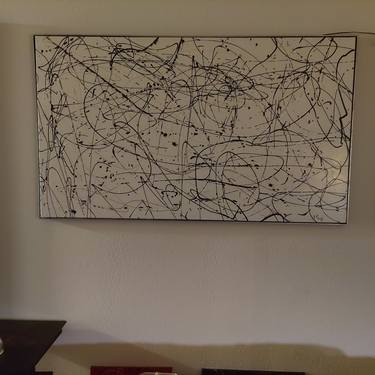 Original Abstract Expressionism Abstract Painting by Rodrique Lesage