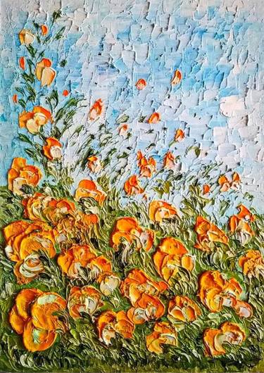 Original Impressionism Floral Paintings by Nataliya Yashchuk