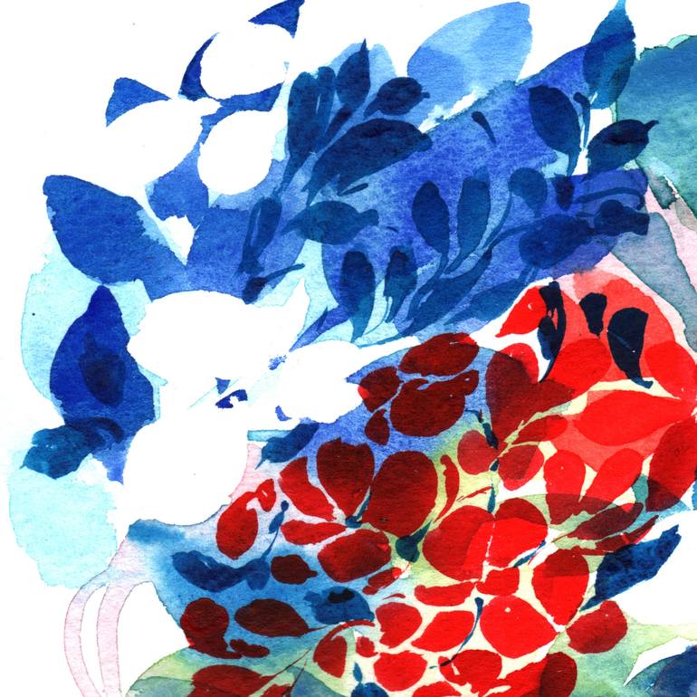 Original Floral Painting by SAYAKA YAMAUCHI