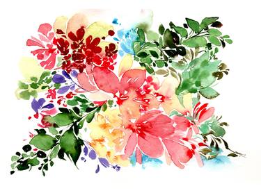 Original Floral Paintings by SAYAKA YAMAUCHI