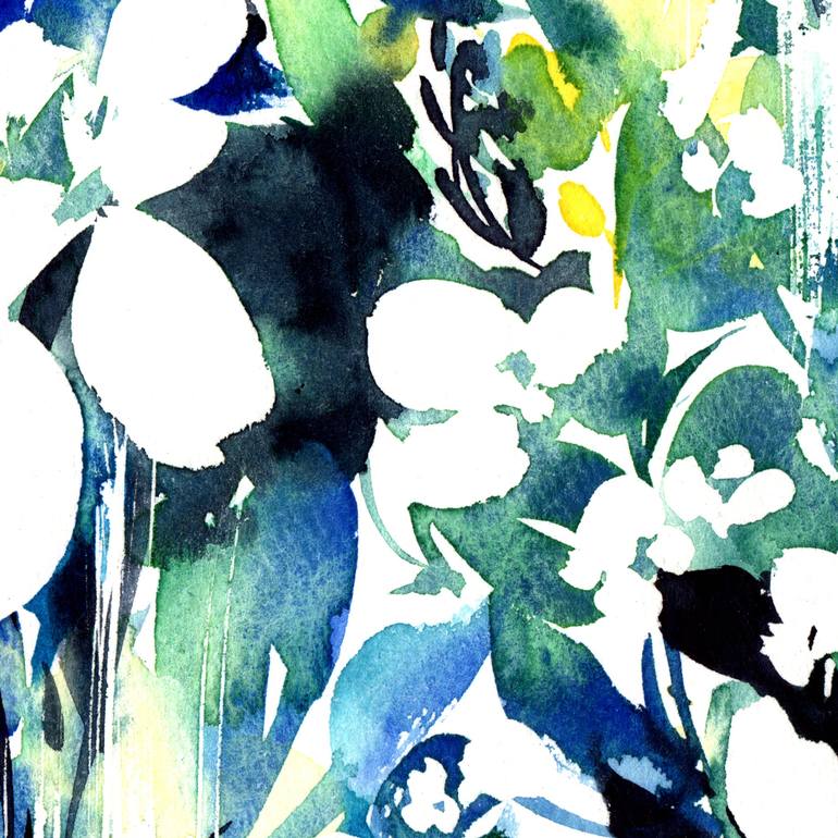 Original Floral Painting by SAYAKA YAMAUCHI