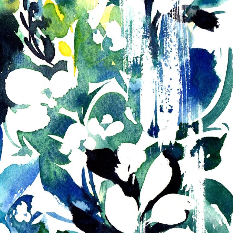 Original Floral Painting by SAYAKA YAMAUCHI