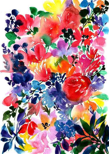 Original Floral Paintings by SAYAKA YAMAUCHI