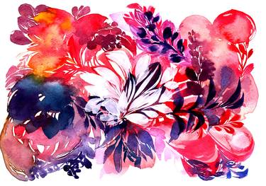 Original Floral Paintings by SAYAKA YAMAUCHI