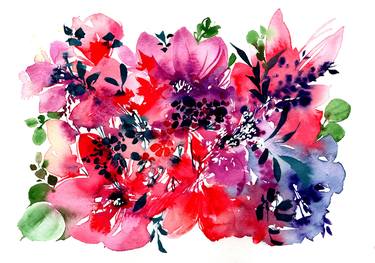 Original Floral Paintings by SAYAKA YAMAUCHI