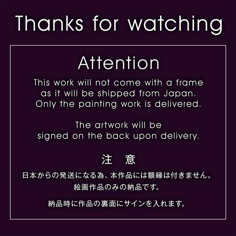 Original Abstract Floral Painting by Sayaka Yamauchi