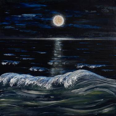 Original Abstract Expressionism Seascape Paintings by Jowyn Du Plessis