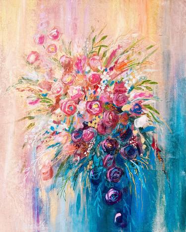 Original Floral Paintings by Vera Hylands
