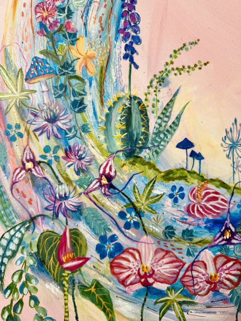 Original Floral Painting by Vera Hylands
