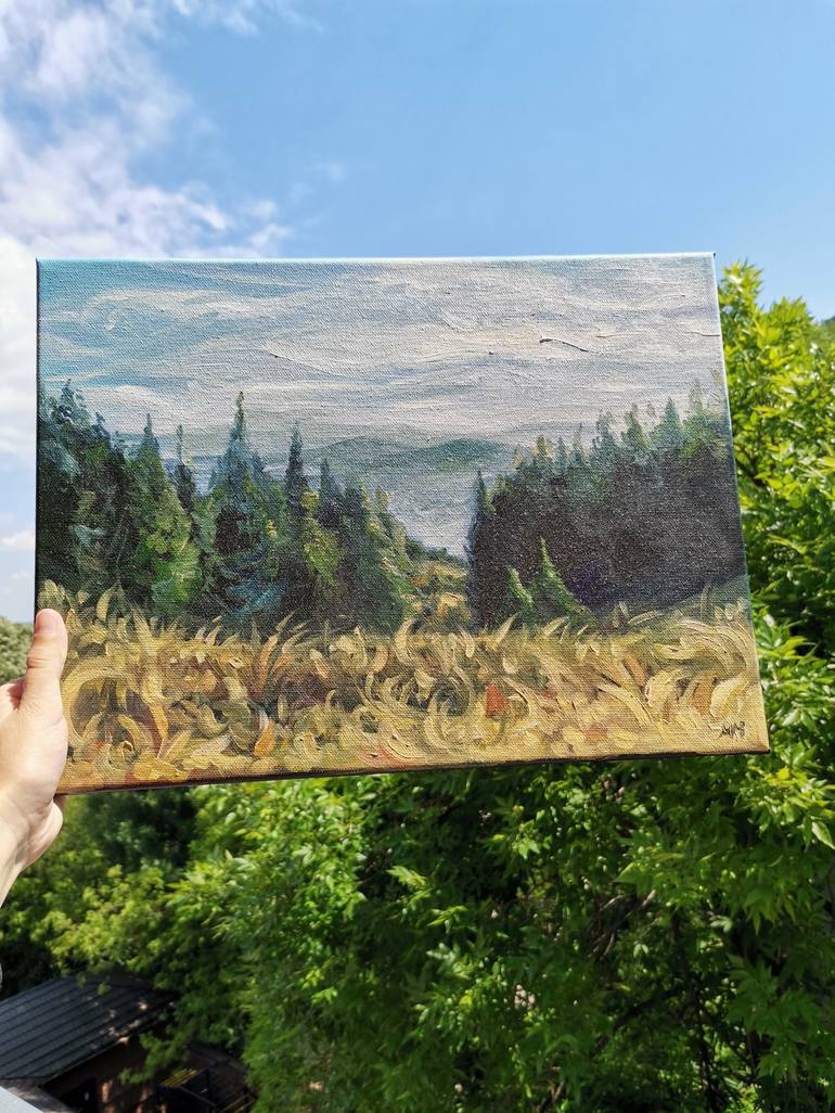 Original Landscape Painting by Miljana Mitrović