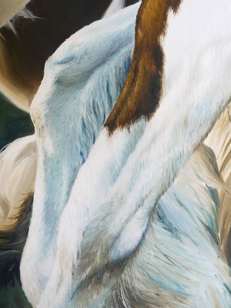 Original Photorealism Horse Painting by Ambre Gaude