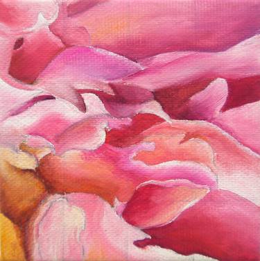Original Abstract Floral Paintings by Ambre Gaude