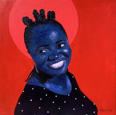 Original Portraiture Portrait Paintings by Esther Obiwuru