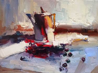 Print of Abstract Cuisine Paintings by Baiaman Omurkulov