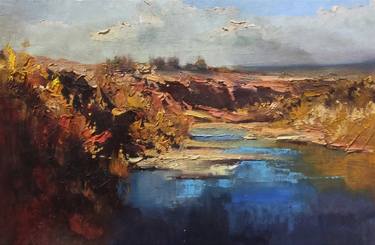 Original Landscape Paintings by Baiaman Omurkulov